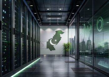 Modern data center representing web hosting companies in Pakistan